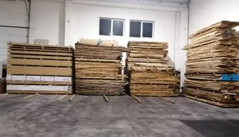 Tavole essiccate in legno